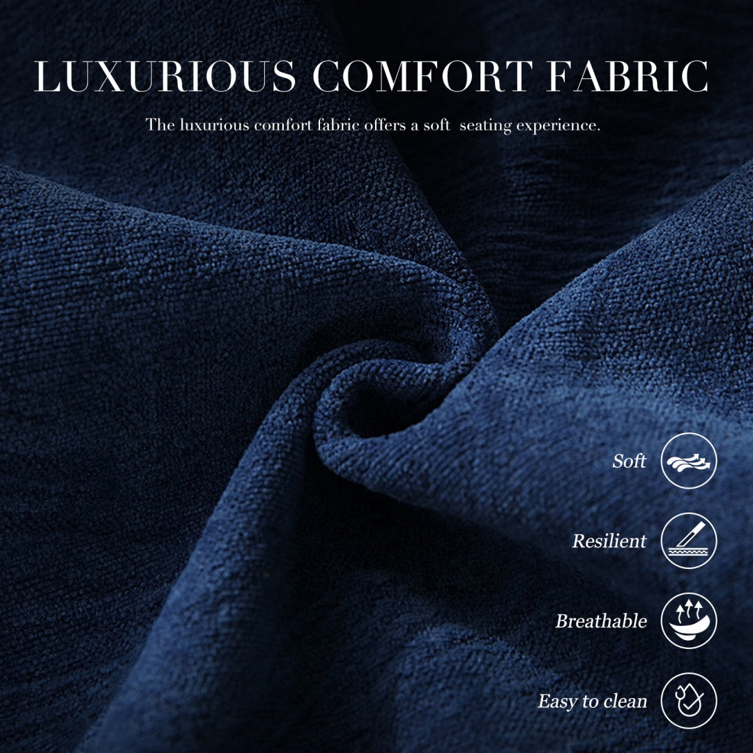 360° Swivel Accent Chair - Upholstered Armchair with Back Support Pillow