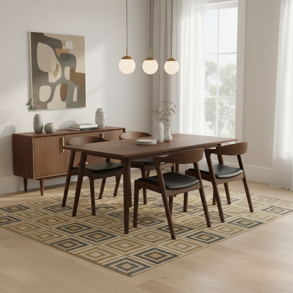 Elegant Mid-Century Dining