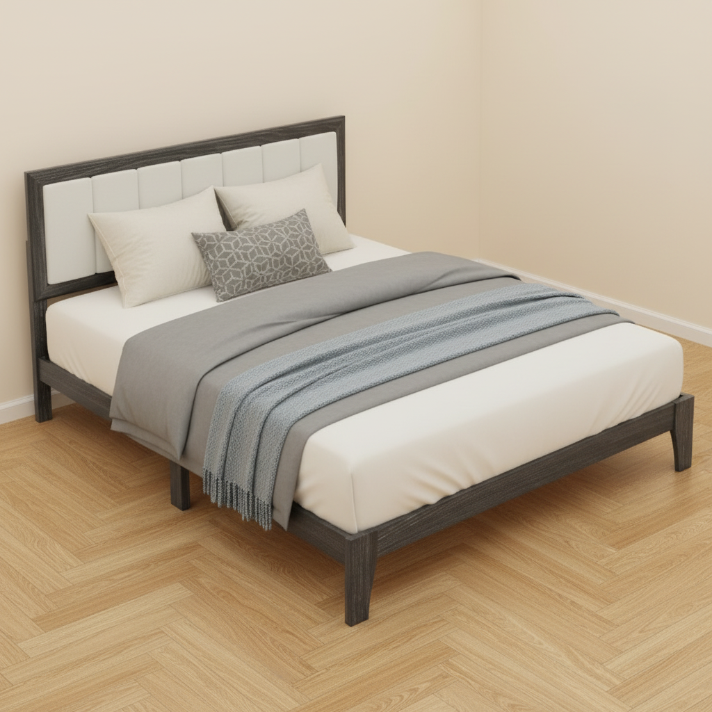 Queen Platform Bed - Overhead