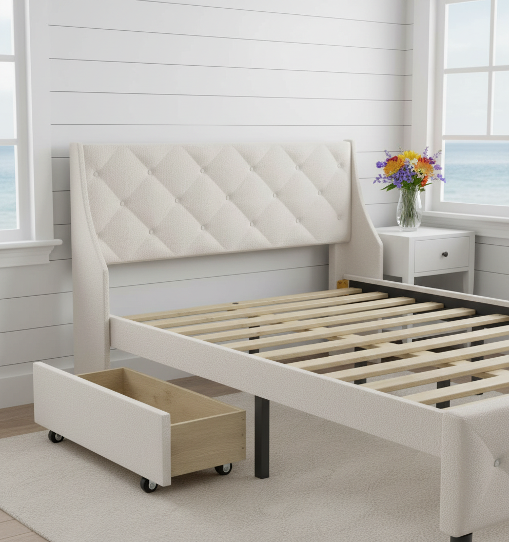 Queen Storage Bed - Detail