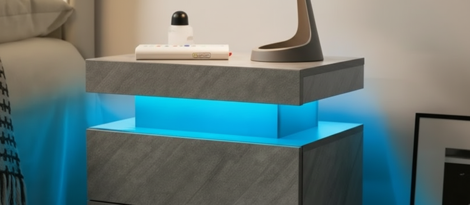 LED Nightstand - Detail