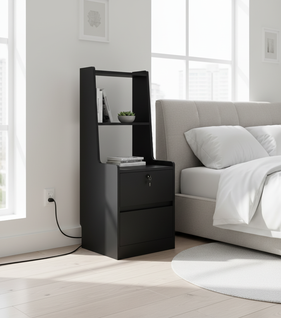 Smart Nightstand - Angle View