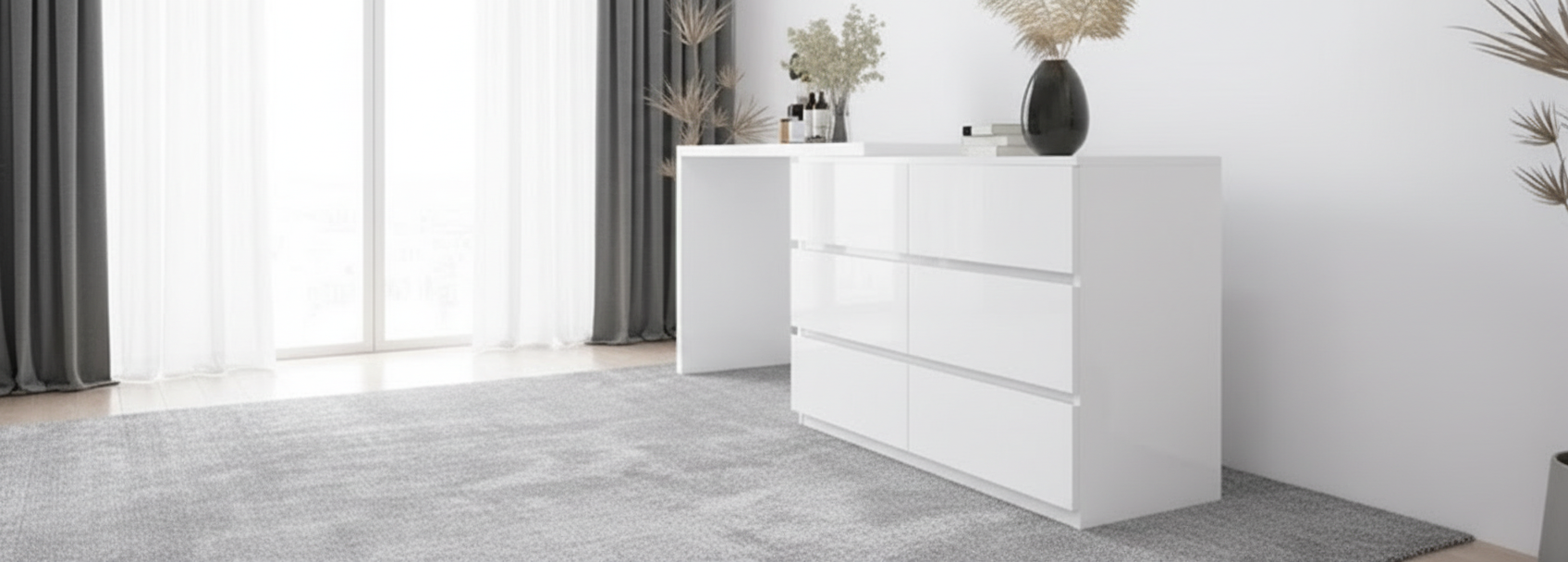 6-Drawer Dresser - Side View