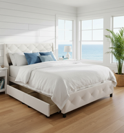 Queen Storage Bed - Front View