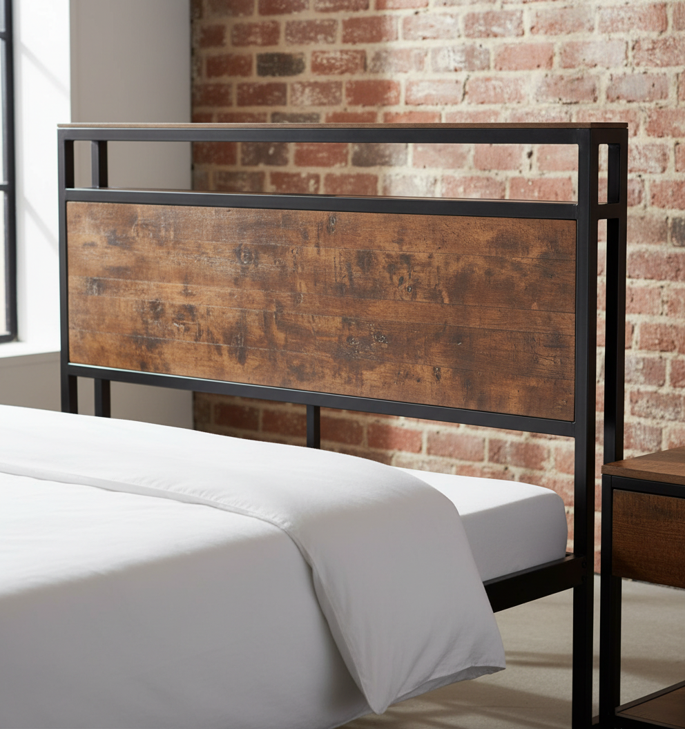 King Metal Bed - Detail