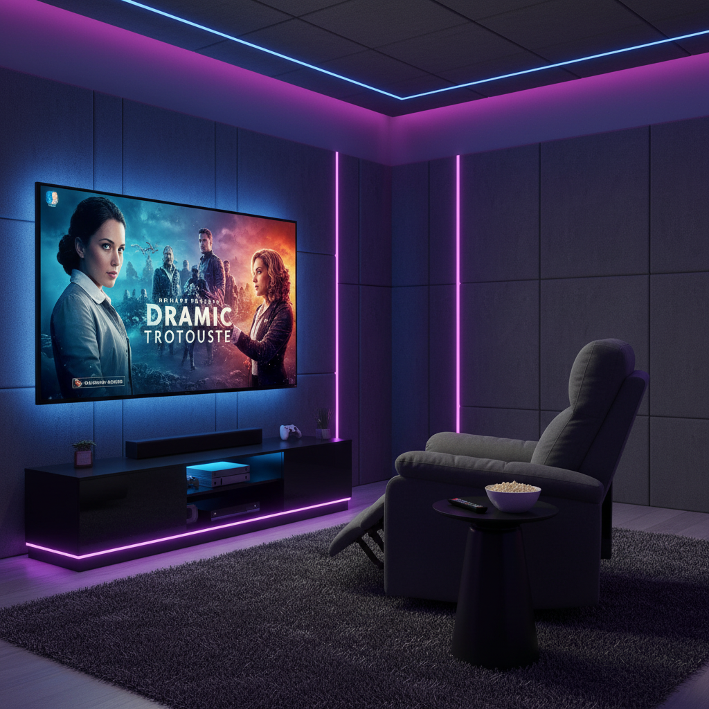 Modern Media Room