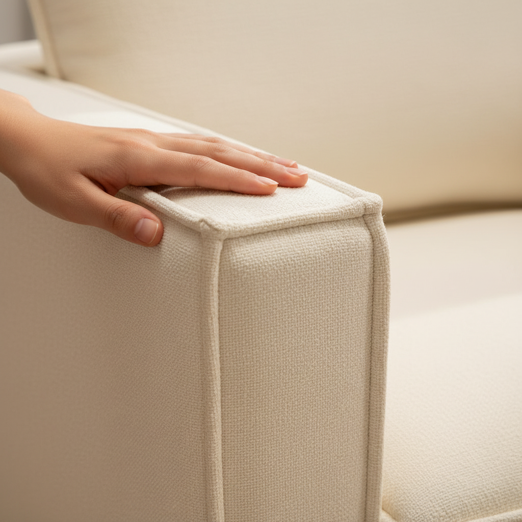 Polyester fabric close-up detail